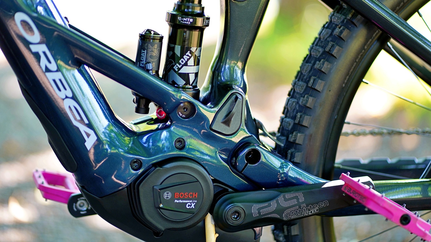 The Bosch Performance CX and the Fox Float X shock