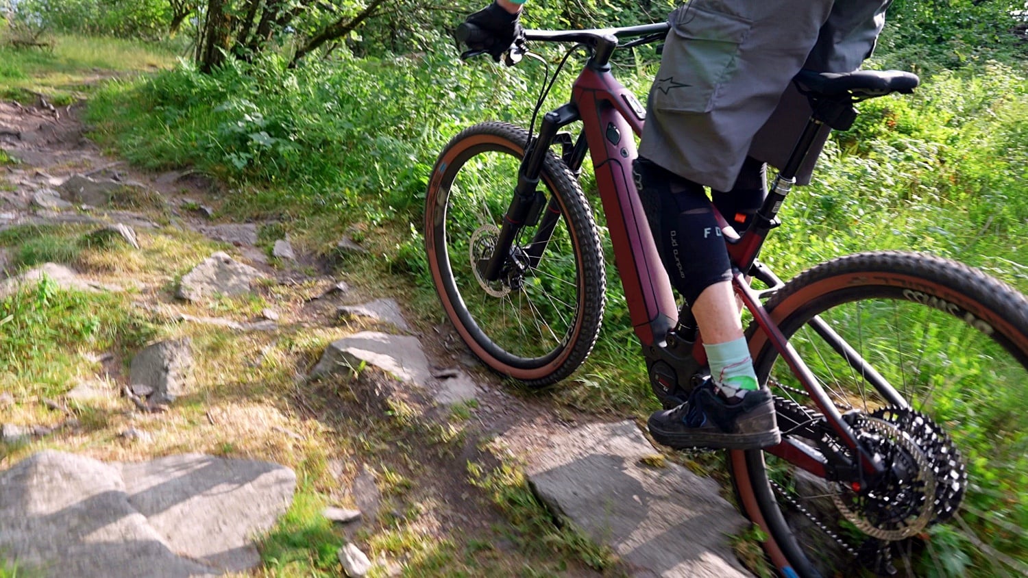 Bosch Performance SX on a somewhat technical climb