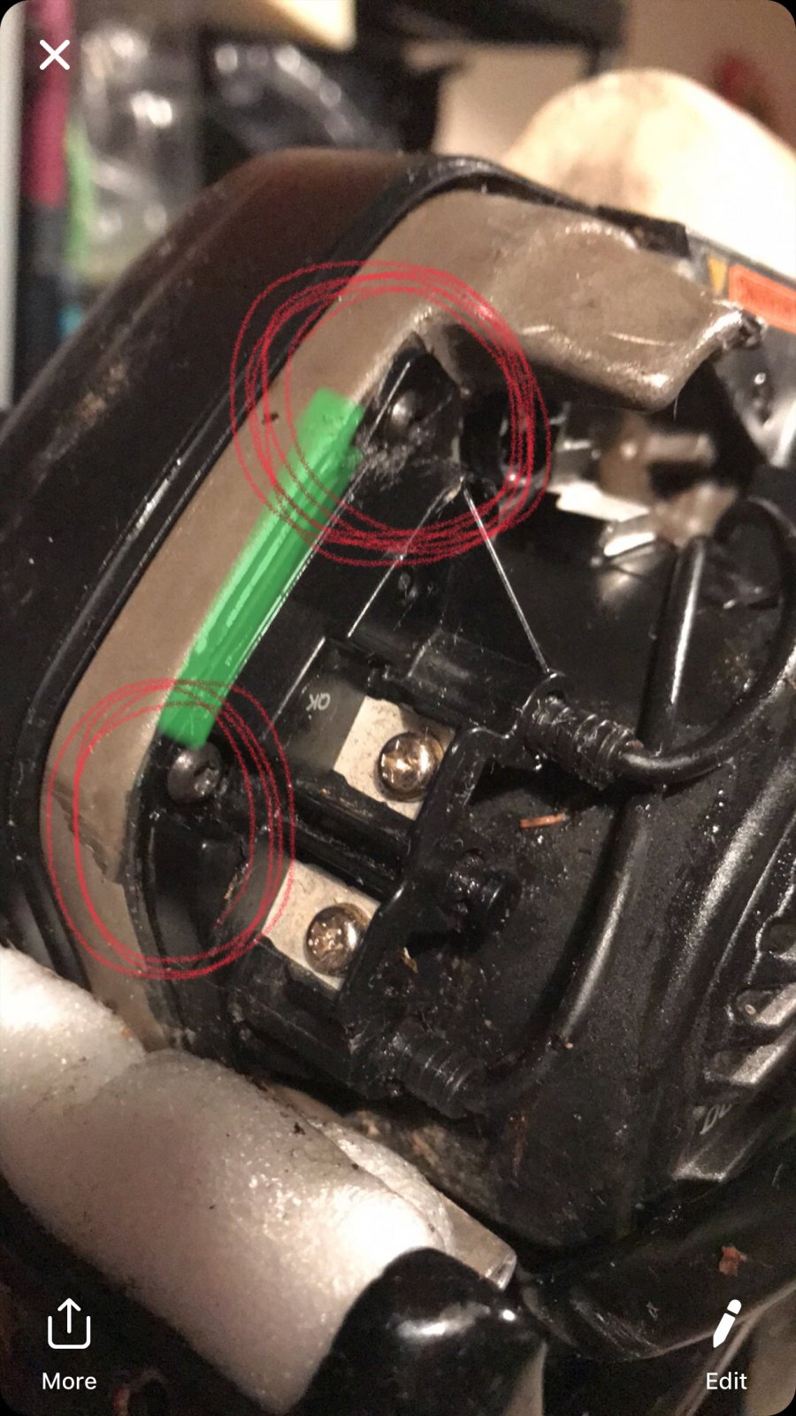 Cracked part on Shimano E7000 motor - Warranty Ref 6235986739 #4424002.jpg