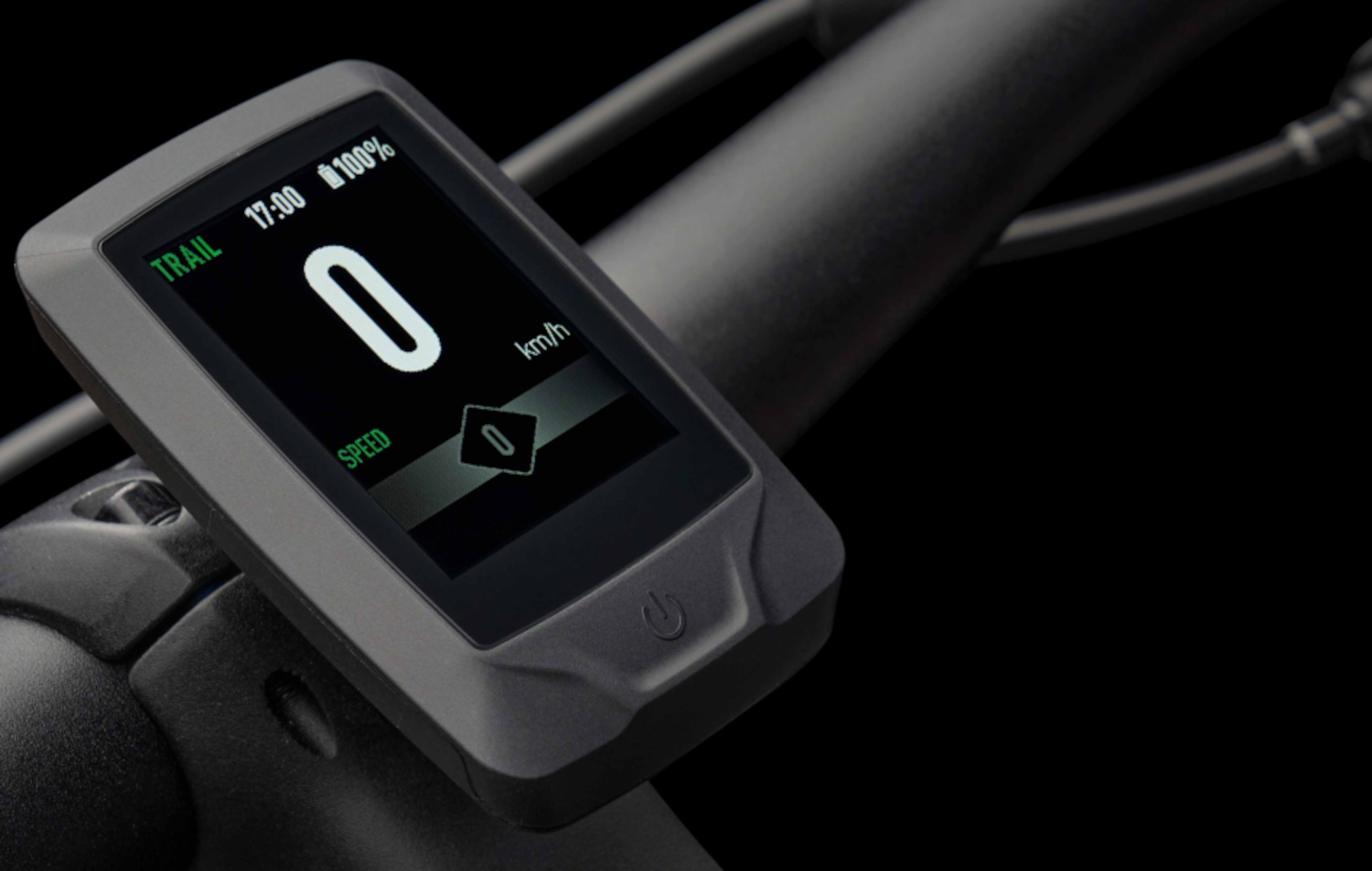 The handlebar mounted color display is found on the activity style bikes