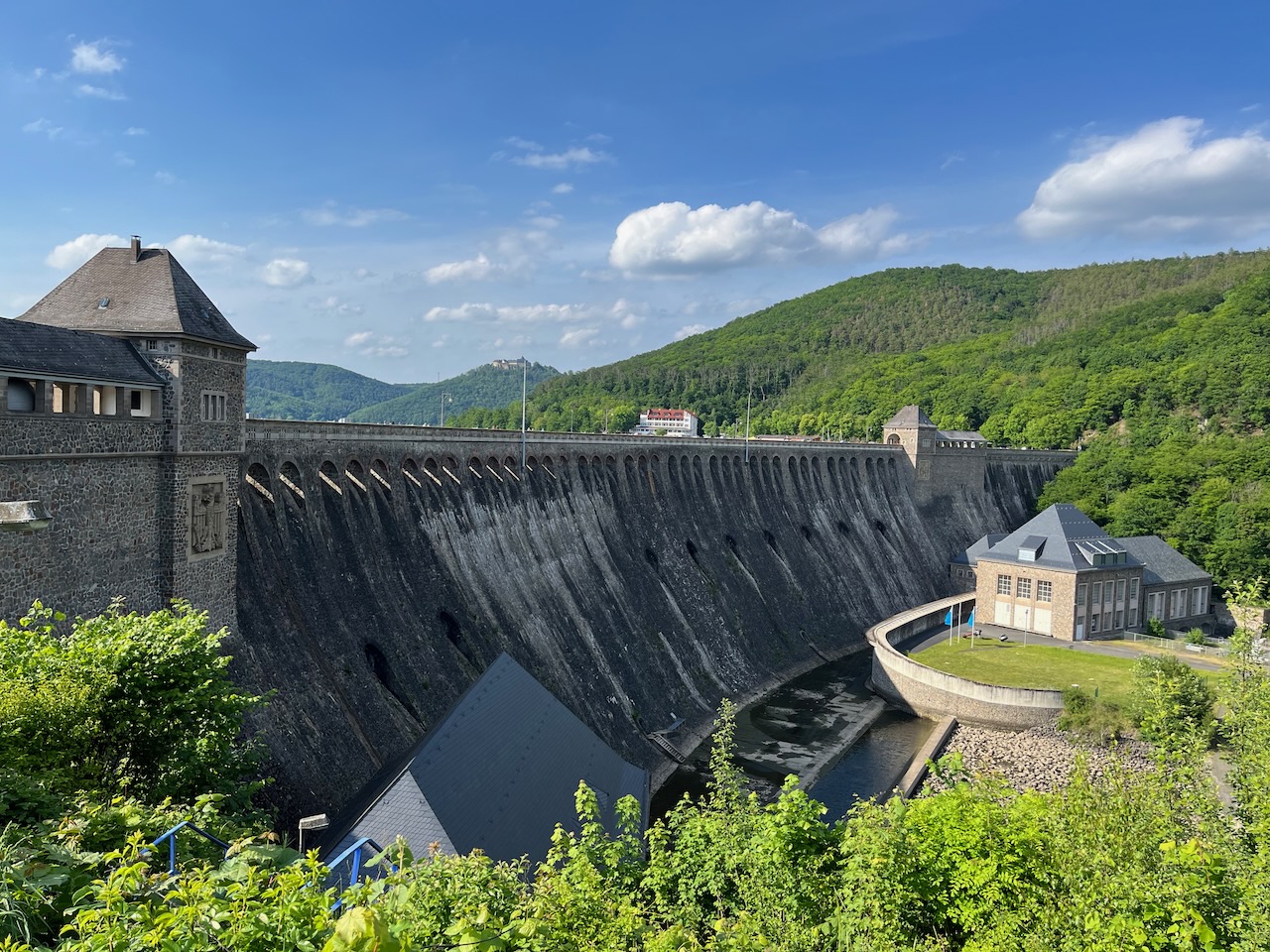The Eder dam. You can still see, where the bomb hit in 1943.