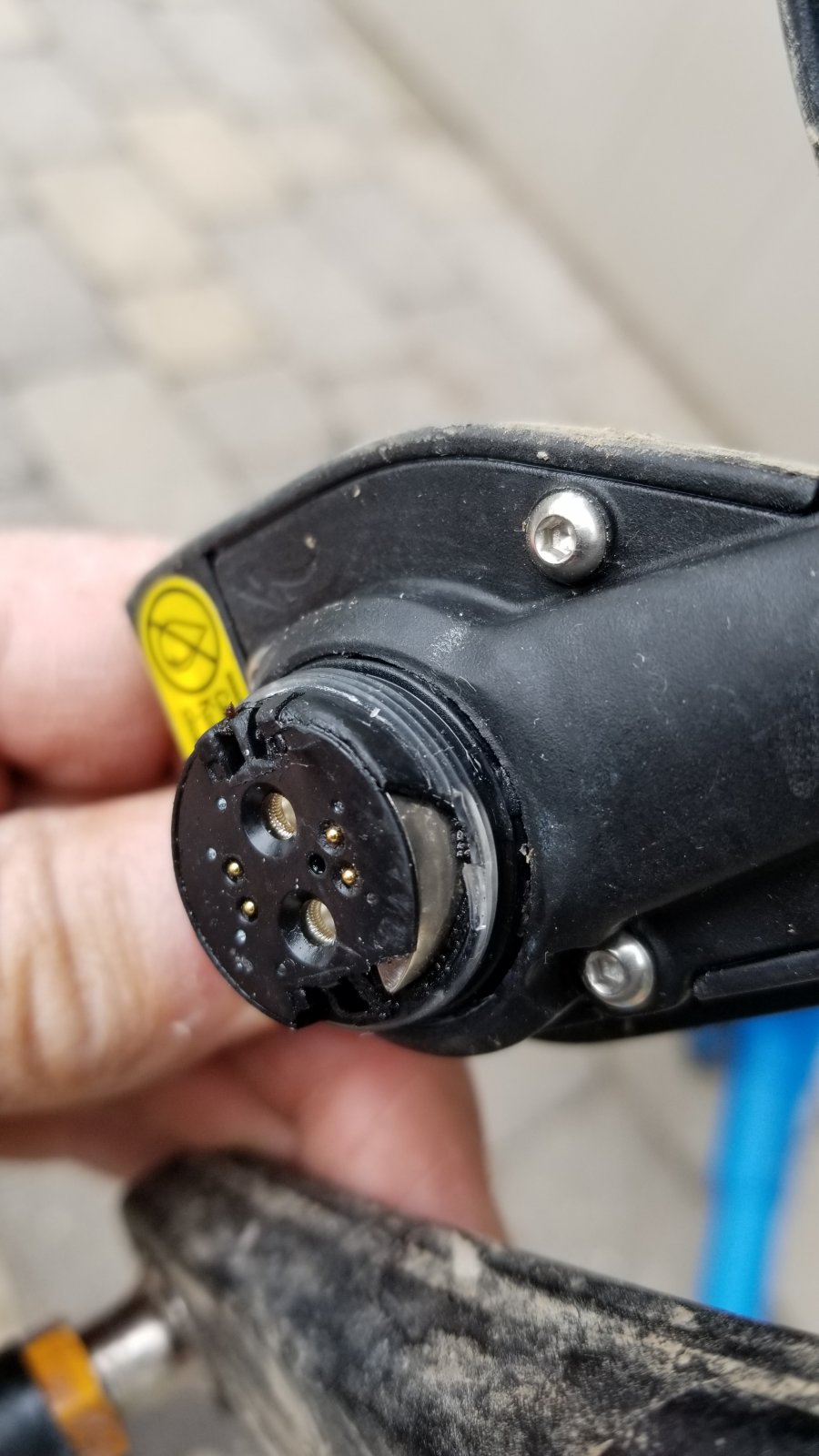 Levo Power Connector Volnerable to damage.jpg