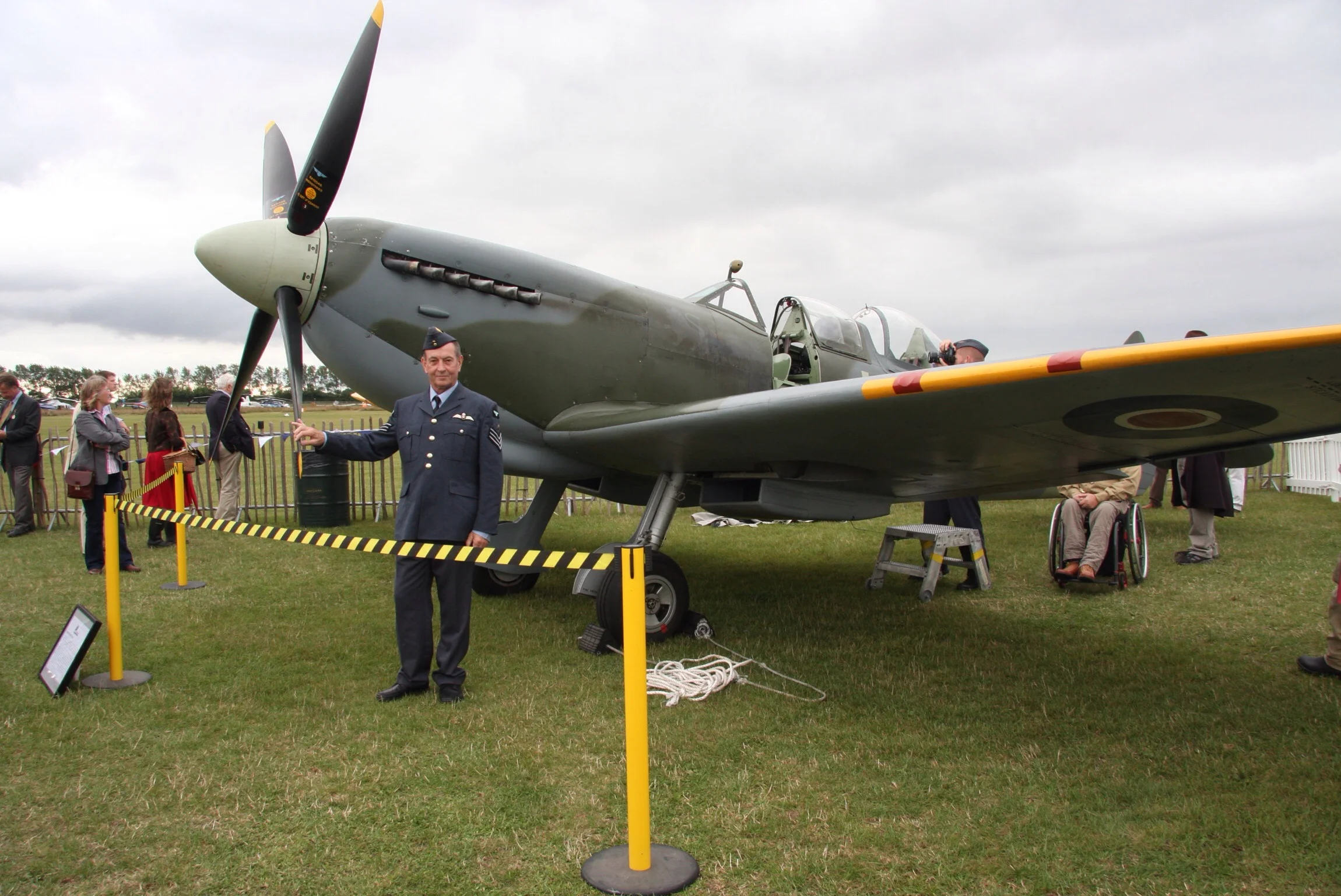 Revival 2014 - John with Spitfire.webp