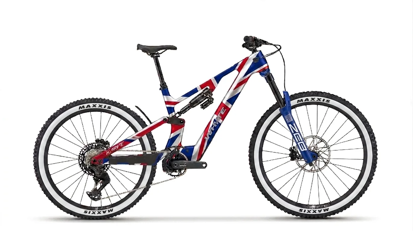 Whyte Union Jack - Blue Forks - White wall.webp