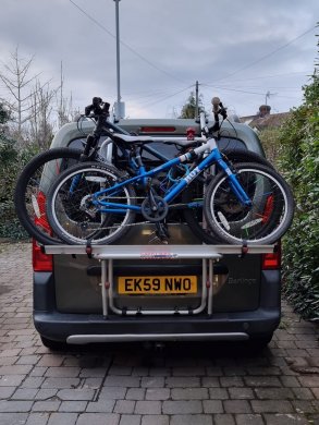 Van internal bike transportation - EMTB 