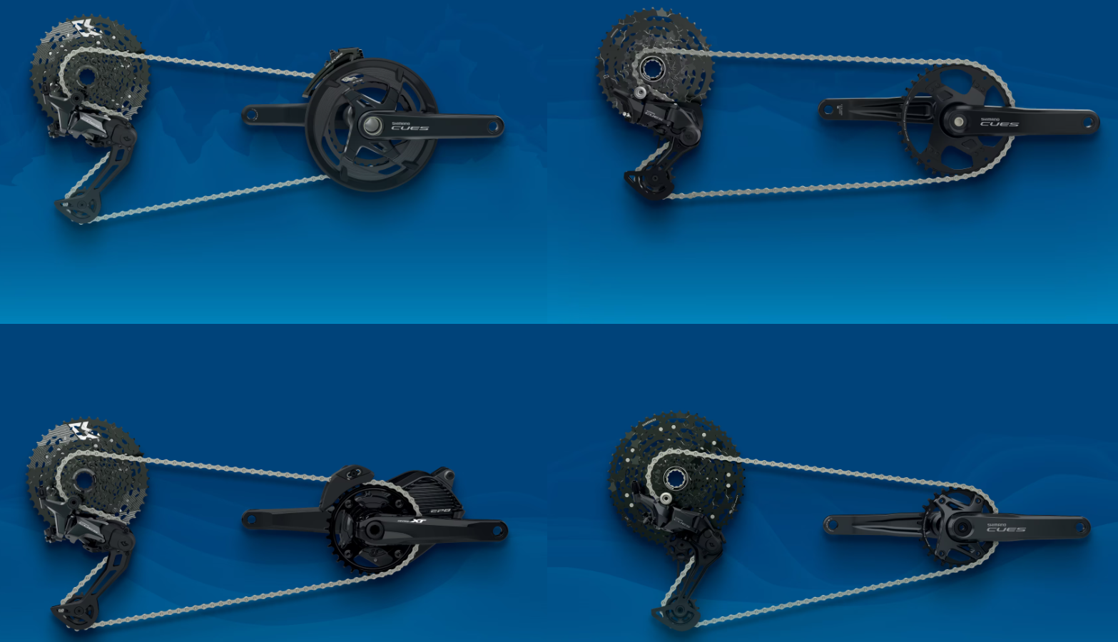 Shimano Cues - New 9/10/11 speed lower tier drivetrain components
