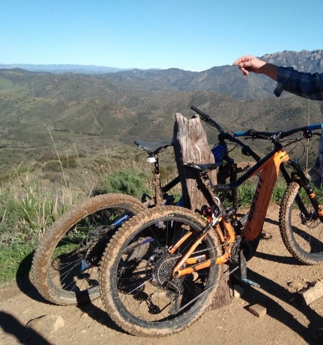 Mike and Bike top of Guad..jpeg