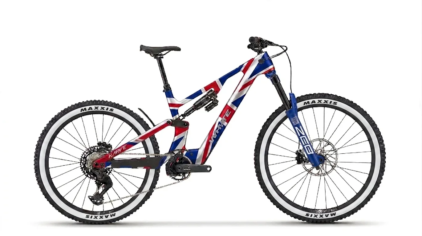Whyte Union Jack - Blue Forks - White wall.webp