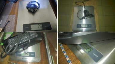 Weights of some components.
