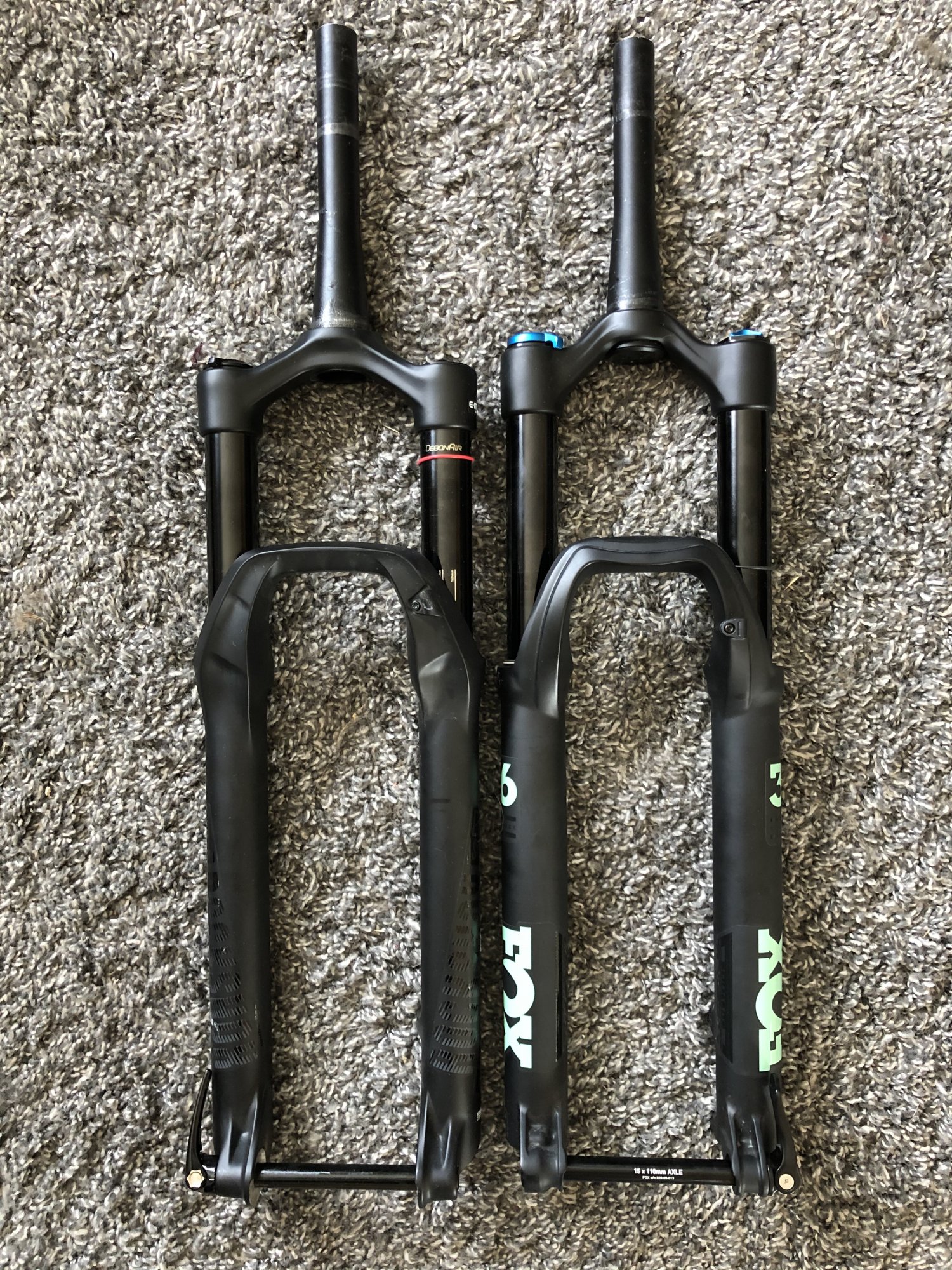 Fox 36 160mm 44 offset vs Rock Shox Pike 150mm 52 offset
